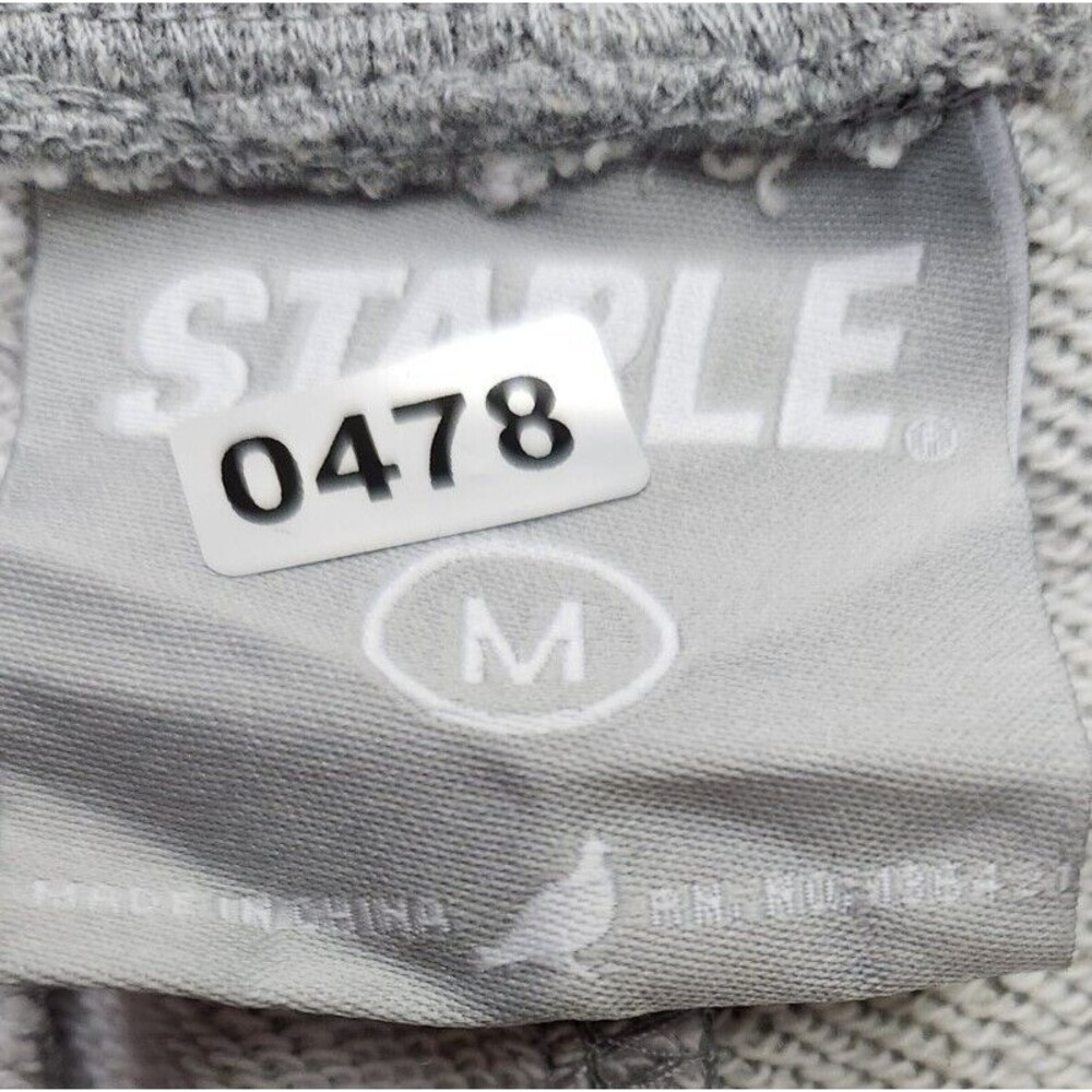 Staple Men's Two Tone Drawstring Sweat Shorts Gray Size M, EUC, RN136421 - Picture 6 of 8